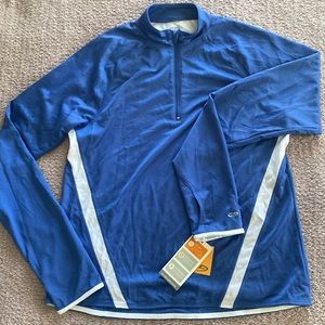 Champion Active wear, women’s XL quarter zip, Color Blue